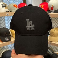 Mlb Baseball Caps LA Los Angeles Logo Leather Classic Women Men Unisex Polos Import Cap Korea (37)