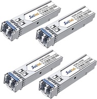 1.25 Gigabit Single Mode LC Duplex Transceiver,1000Base-LX Dual Fiber SFP Module,1310nm SMF, up to 1