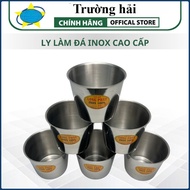 Long Phat premium stainless steel ice cups - combo of 5 ice cups 9cm, 10cm