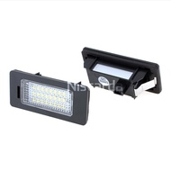 new  2Pcs White 6000K LED Number License Plate Lights Lamp Error Free Canbus for Audi A4 A5 S4 S5 Q5