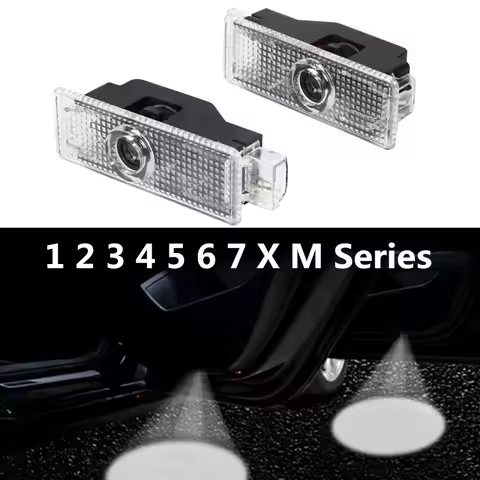 2X For BMW F01 E91 E92 E93 E61 F11 F18 GT E46 E60 E90 F10 F30 E87 LED Car Door Interior Light Bulbs 