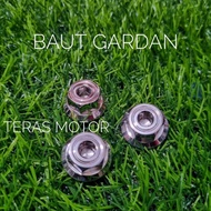 Mio stainless axle oil bolt 2 keys nouvo soul fino axle oil bolt axle oil cap bolt oil bolt