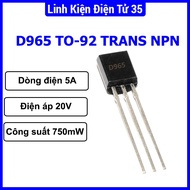 Quality Transistor D965 TO-92 NPN 5A 20V