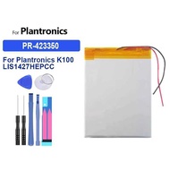 Earphone Battery PR-423350 650mAh For Plantronics K100 LIS1427HEPCC LIS1427NHPCC For Sony Mdr-DS6500