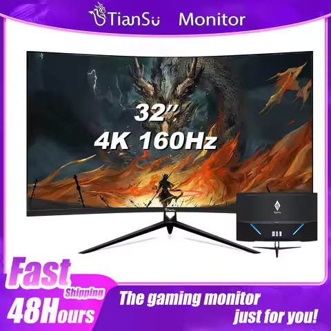 Tiansu gaming monitor 4 K 160Hz 32 inch monitor 144Hz 4 K curved monitor 32 4 K 3840*2160 160Hz Moni
