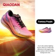 Qiaodan WIND 3 Pro รองเท้าวิ่งมาราธอนสำหรับผู้หญิงแผ่นรองคาร์บอนรองเท้าวิ่ง QDB022252298T