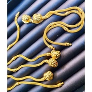 Pandora Bracelet 916 Gold / Gelang Pandora Clip Love (Gelang Sahaja)  Emas 916 Tulen