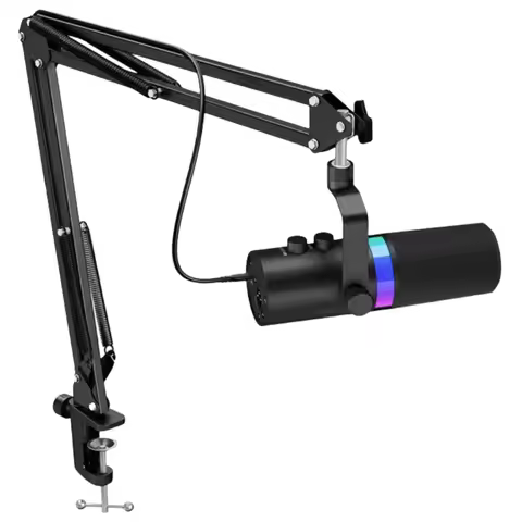 New XLR/USB Dynamic Microphone Kit, NV7 PC Microphone for Streaming,Podcasting Gaming, with RGB,Touc