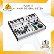 [100% AUTHENTIC] Behringer FLOW 8 (FLOW-8) 8-Input Digital Mixer with Bluetooth Audio and App Contro