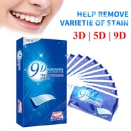 28 Strips Teeth Brightening Strips for Teeth, 3D/5D/9D Whitener Strips Reduced Sensitivity White Str