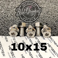Probolt bolt 2 keys 2 keys stainless 10x15 thread 14 length 1.5 cm