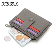 New True Pickup Bag Zipper Coin Purse Gift Multi-Card Cow Pickup Bag Ultra-Thin Wallet