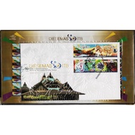 Filateli BX1-7 Indonesia Stamps Special Packaging 2009 ITB Gold Dies