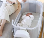 BB電動搖搖椅  BB床   拆開一邊拼大人床  多功能門市現貨