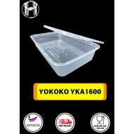 YOKOKO YKA1600 RECTANGULAR CONTAINER 25PCS+ MICROWAVE RECTANGULAR FOOD CONTAINER