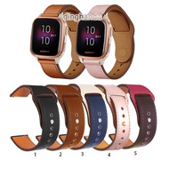 Genuine Leather Watch Band Strap For Garmin Venu Sq