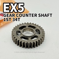 HONDA EX5 GEAR COUNTER SHAFT-1ST 34T 23421-GN5-910 EX5 HIGHPOWER HP