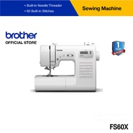 Brother จักรเย็บผ้า ระบบคอมพิวเตอร์ รุ่น FS60X ดีไซน์ทันสมัย แข็งแรงทนทาน ใช้งานง่าย (ประกันจะมีผลภายใน15วันหลังจากที่ได้รับสินค้า)