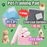 [1D Ships] Pet Training Mat 5 Layers Wee Urine Pee Pad For Dog Cat Small Animals Value Utlra Dry Cha