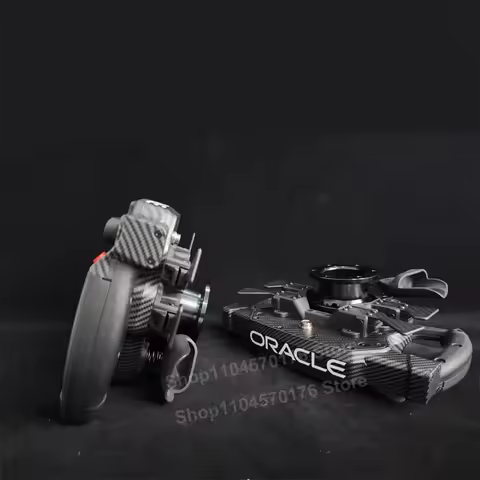 PC FORMULA Racing Game Simulator Game Steering Wheel with 4.3-inch Touchable High-Definition Screen 