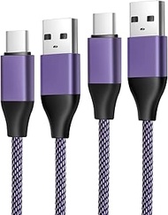 2 Pack 6.6 Ft Type C Charging Cable Replacement for Samsung Galaxy Tab A 10.1"(2019), 8.0"(2017), 8.