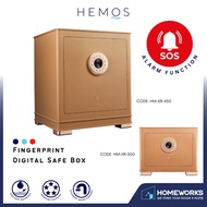 HEMOS TUYA APP HEAVY DUTY ANTI-DRILLING & SMASHING FINGERPRINT DIGITAL SECURITY SAFETY BOX HM-XR-300