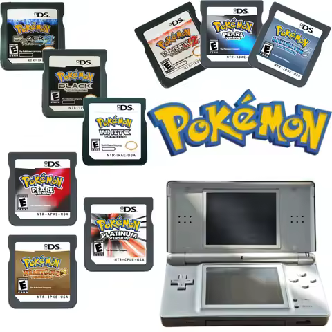 ##Pokemon NDS Game Card 3DS 2DS DS Card SoulSilver HeartGold Platinum Game Card Pokemon Game Card BL