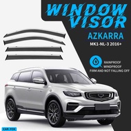Suitable for GEELY Azkarra Rain Guard Rain Eyebrow GEELY Azkarra Window visor