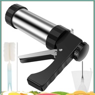 lenachristy Churrera Churro Maker Machine Stainless Steel Churro Maker Kit with 3 Different Tips Pip