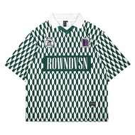 [7.7] Rown Division Oversized Jersey T-Shirt || Tironic Green White