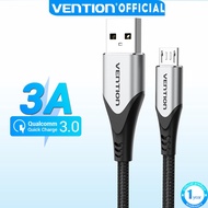 Vention 3A Micro USB Fast Charging Cable Data Cable for Android Mobile Phone Nylon Braided Type C Ca