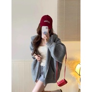KOREAN BACSIC WIDE HAT BOMBER WOOLJacket