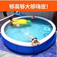 ✔Large inflatable swimming pool, round swimming pool, adult bathing pool, children swimming and padd