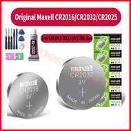 Maxell Japan CR2032 CR2025 CR2016 Lithium Battery 3V Remote Watch Car keys