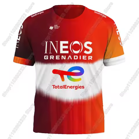 France Tour Ineos Grenadiers T Shirt 2025 Cycling Jersey Training Running Tops Fitness Jersey Sports