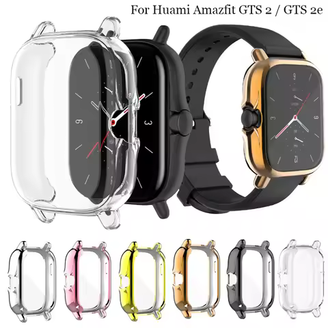 For Huami Amazfit GTS 2 2e Smart Watch Protection Cover Case Full Coverage TPU clear Protective Shel