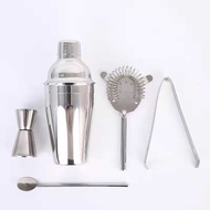 Stainless Steel Cocktail Bartending Set Bartender Set 5-Piece Set Bar Supplies Bar Tools