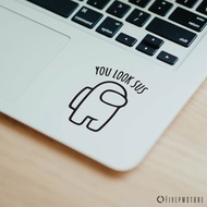 Among Us Laptop Palm Rest Sticker - Among Us Sticker Decal Laptop Macbook Asus Acer Dell Lenovo