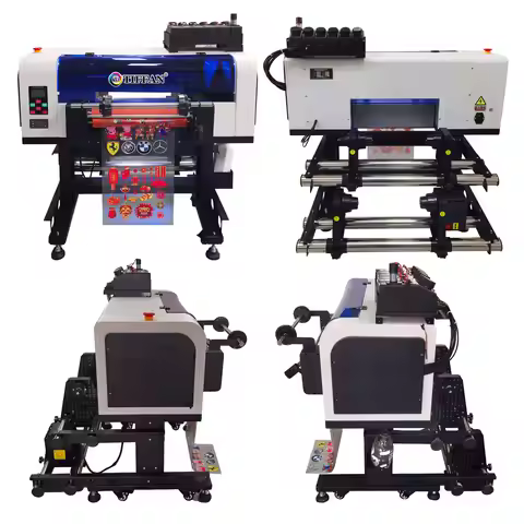 New Arrival 30Cm Uv Printer A3 Roll to Roll Xp600 Uv Printer 2 in 1 Uv Sticker Printing Machine Dtf 
