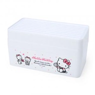 Sanrio - Hello Kitty 日版 家居 掛牆式 口罩盒 口罩 收納盒 紙巾盒 壁掛 抽紙盒 多用途 儲物盒 防疫 kitty 凱蒂貓 KT 吉蒂貓 2021 (白色)