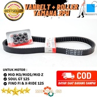 Original Van Belt + ROLLER Mio M3, Soul GT 125, Mio Z/ 2PH-E7641-00-2PH-WE763-00 original premium