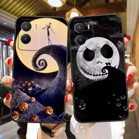 The Nightmare Before Christmas Case For VIVO Y04 Y16 Y17 Y19 Y20 Y21 Y22S Y27 Y28 Y29 Y35 Y36 Y50 Y5