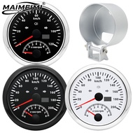 85mm GPS Speedometer With Tachometer 120KM/H 200KMH 120MPH For Car Truck Boat Speed Meter odometer 8