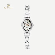 Royal Crown รุ่น 6537 นาฬิกาข้อมือผู้หญิงเล็กๆกันน้ำ ล้อมเพชร แบรนด์เนมแท้  - Vayo Jewelry