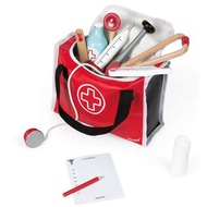 Janod - 木製醫生玩具 - 醫生行動診療箱 - 角色扮演玩具