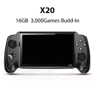 POWKIDDY X20 7.0 Inch HD Screen Console Bulit-in 3000 Game Original Portable Retro Handheld Video Ga