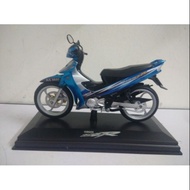 Yamaha 125ZR Biru Skala Replika Diecast Model