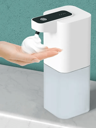 自動感應泡沫皂液器壁掛式可充電智慧感應皂液器泡沫洗手液皂液分配器