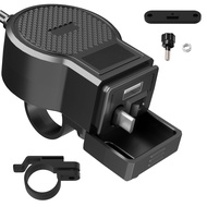 OATSBASF Motorcycle Waterproof USB QC 36W Phone Charger Socket with PD 36W Type C Telescopic CableFa
