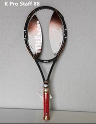 全新！Wilson 桑普拉斯 K88全碳素專業級網球拍  K Factor Pro Staff 88 Racquets